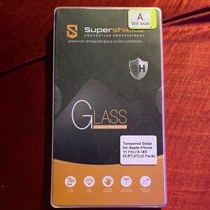 Supershieldz Tempered Glass Screen Protector for iPhone 11 Pro/X/XS